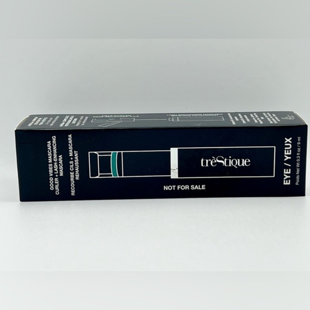 Trestique Black Good Vibes Mascara (Comes with built-in Eyelash Curler)